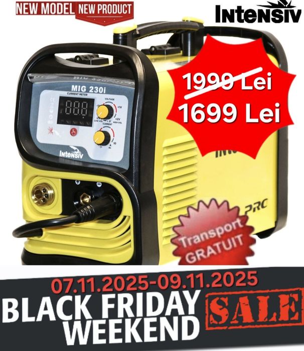 Intensiv MIG 230i - Aparat sudura cu sarma multiproces MIG-MAG/TIG/MMA
