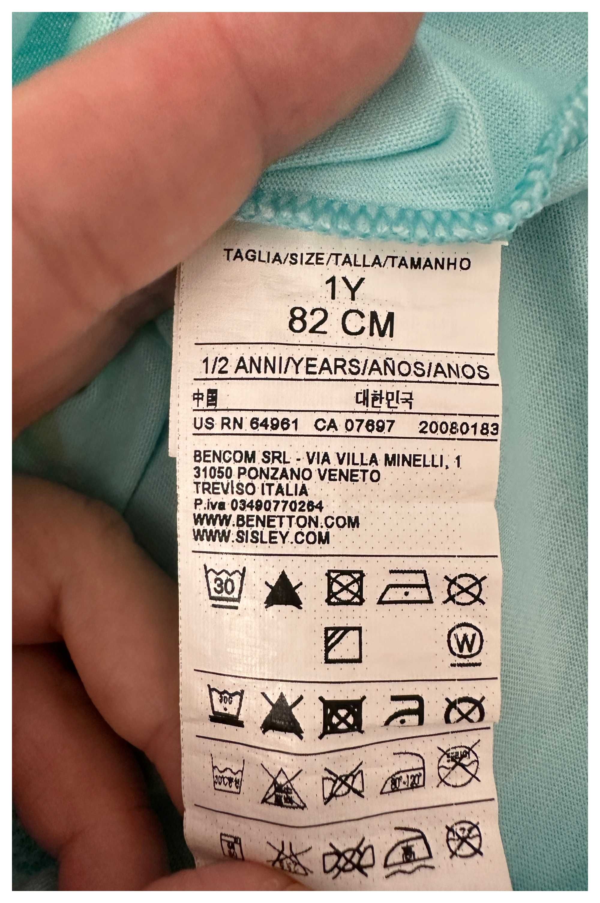 Tricou / Bluză cu manecă lungă • Benetton • 82 cm / 12-24 luni +