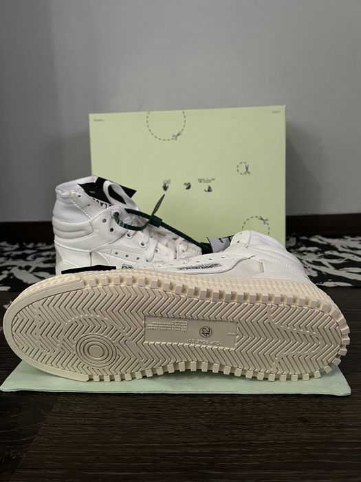 Off white Court 3.0 PIELE NATURALA