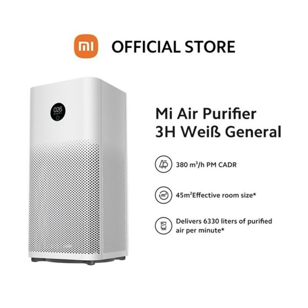 Очиститель Воздуха Xiaomi Smart Air Purifier 3H EU Глобальная Версия