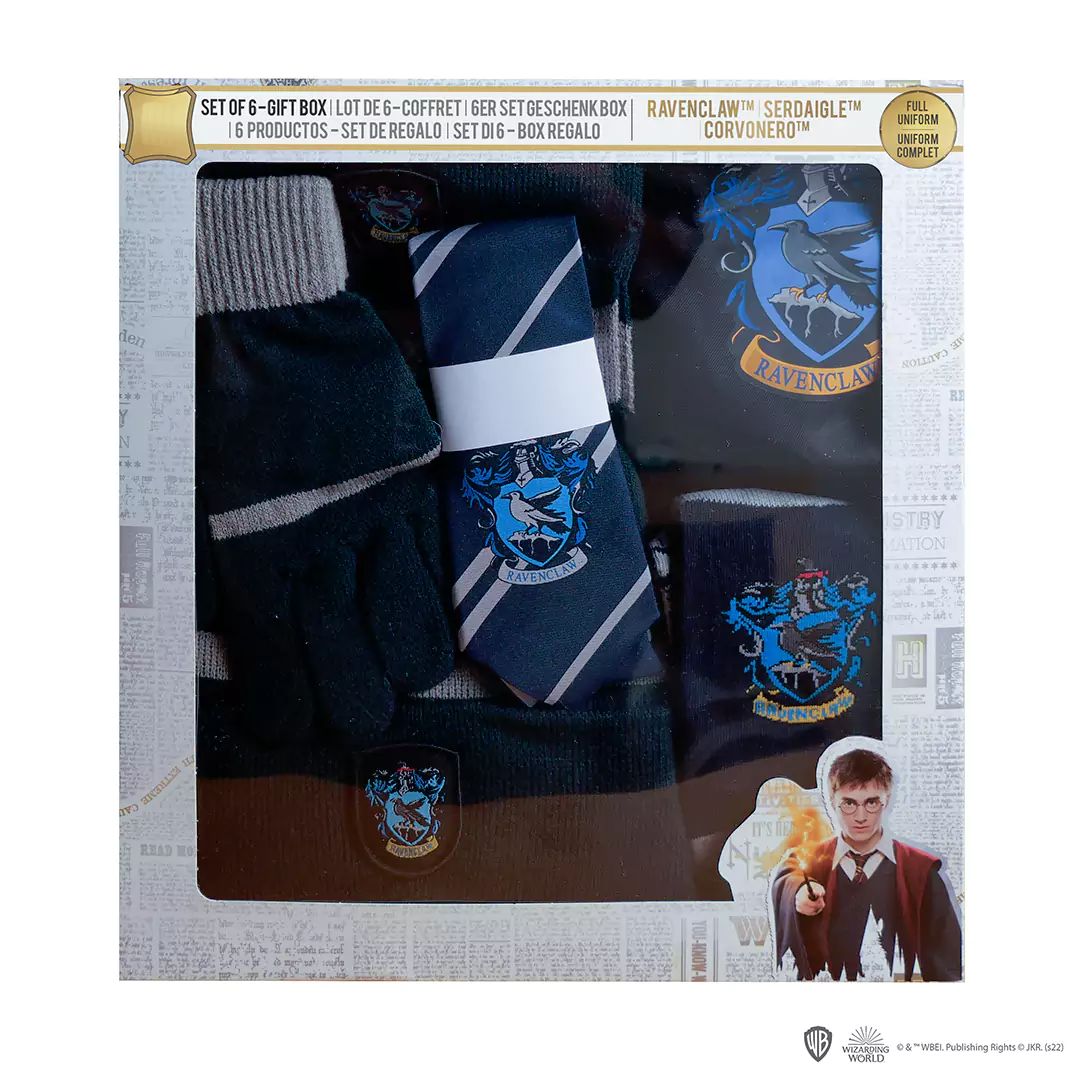 Set roba si accesorii Harry Potter Ravenclaw House, 6 piese, 10-12 ani