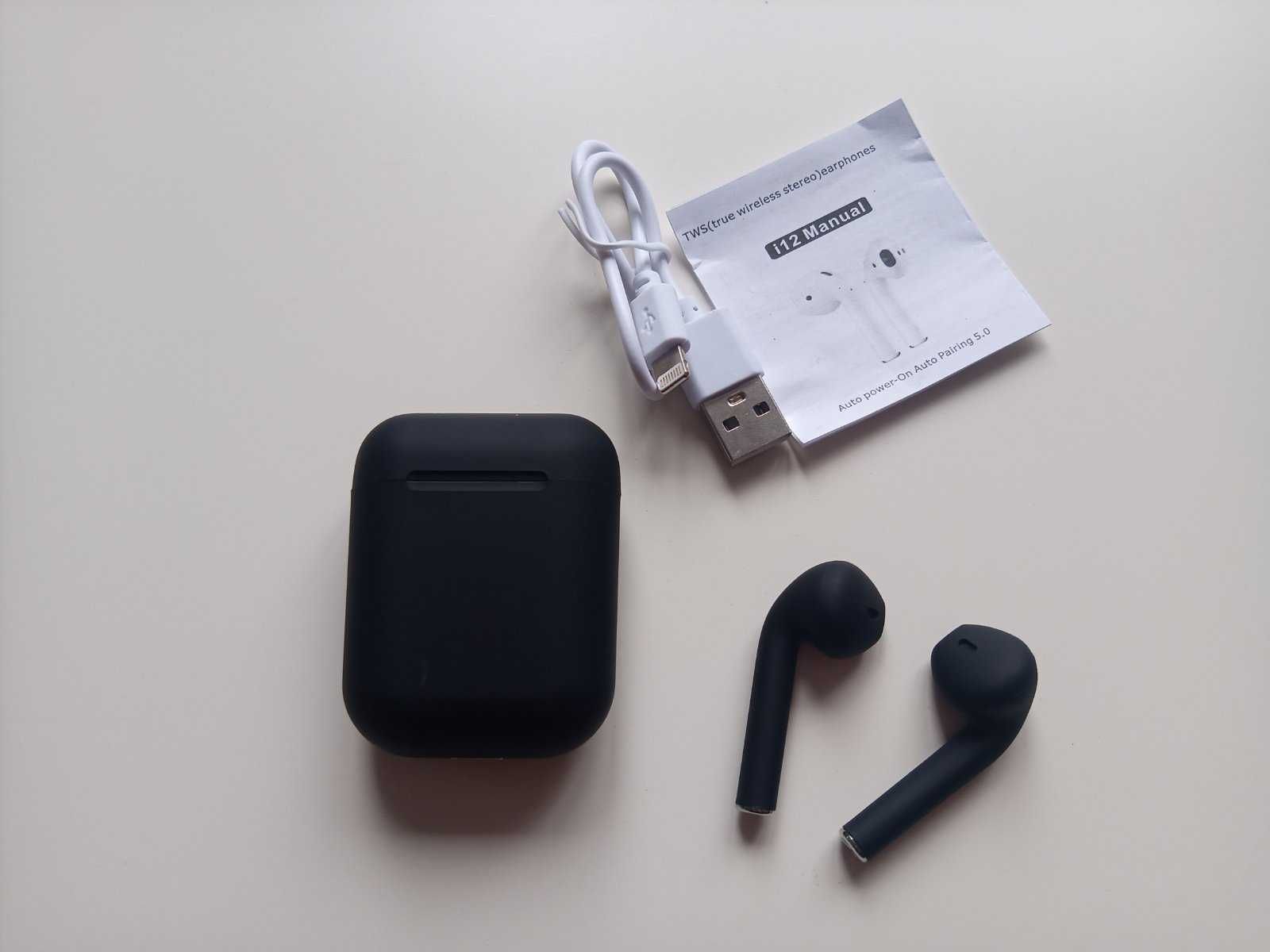 Нови безжични слушалки I12 TWS Macaron- Bluetooth 5.0 Matte Sport