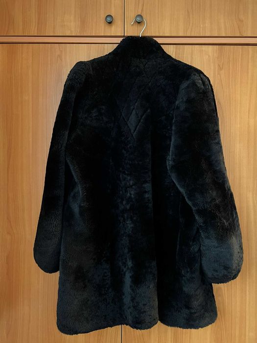 Haină de blană mouton dore mărimea 44 (corespunde M)