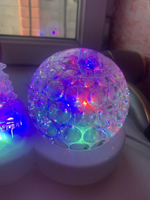 Светящий шарик с ёлочкой