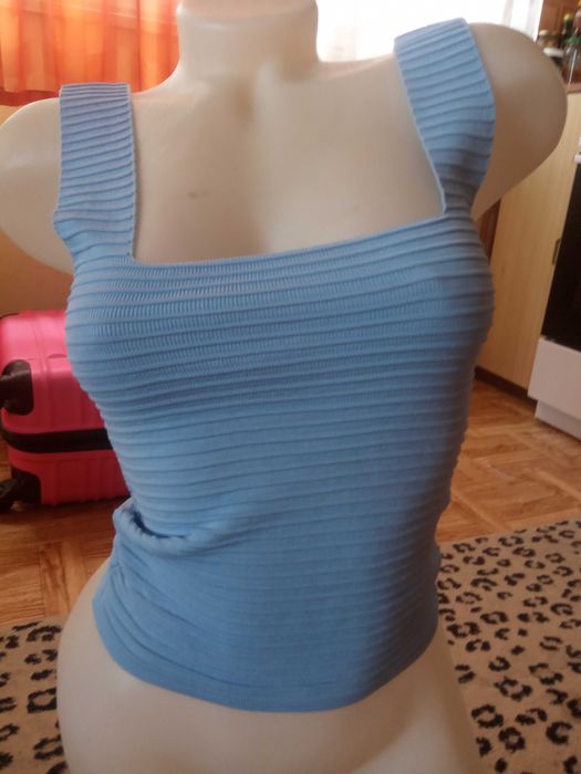 Ново!Червен топ и Потник в синьо