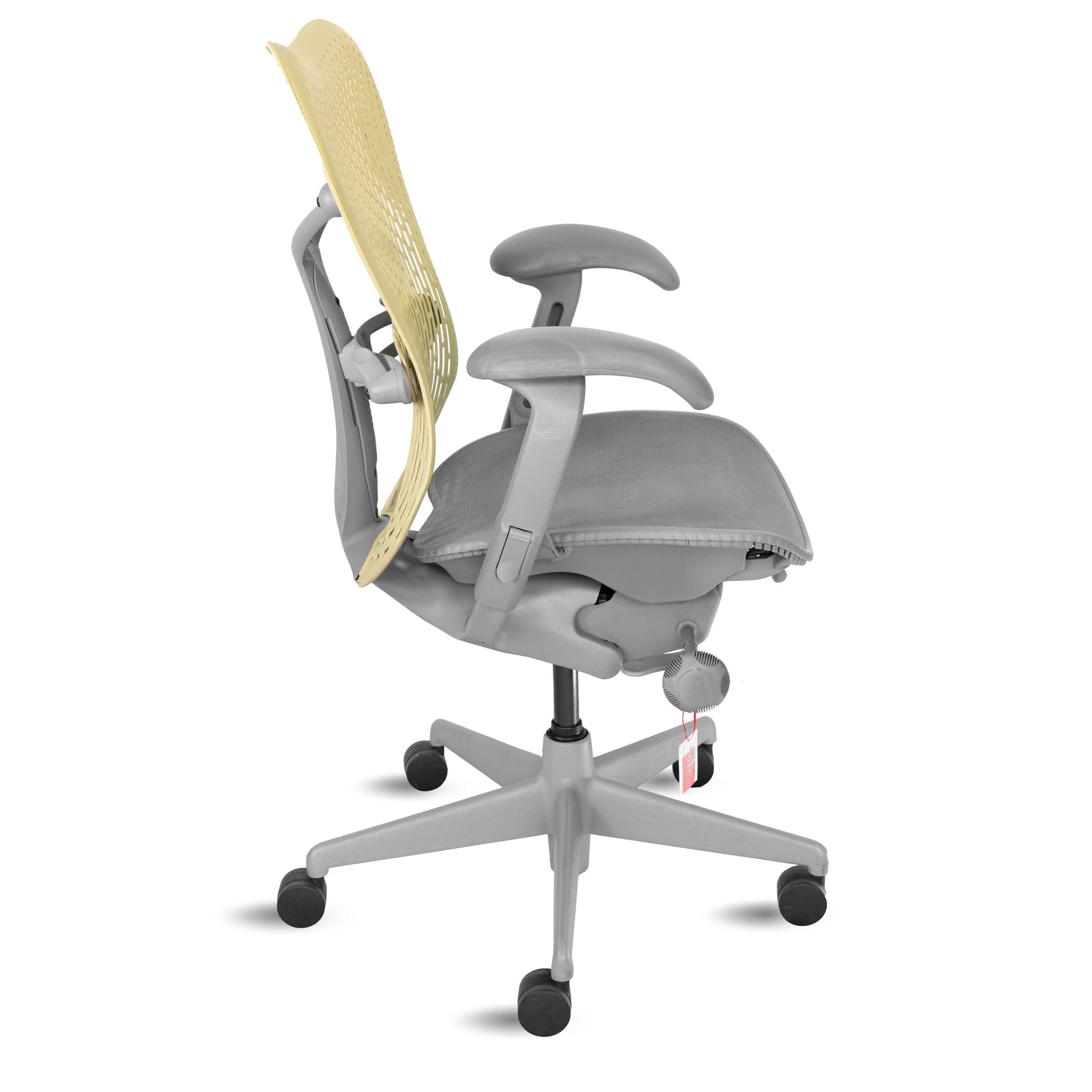 Офис стол Herman Miller Mirra 1, жълт, SH