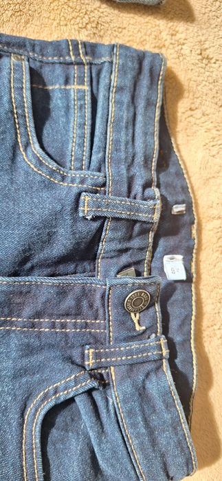 6-7г., 122см, детски дънки, тъмно сини, момиче, Name it