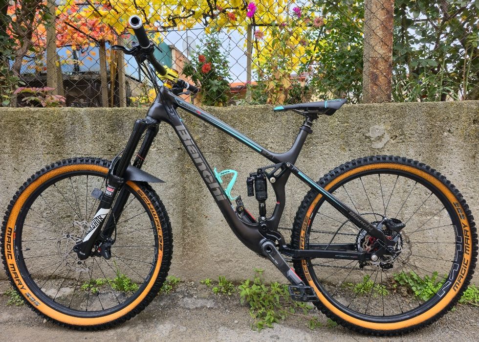 Ендуро Карбонов 27.5 цола М размер 1x12 XO, Rockshox Pike. КАТО НОВ