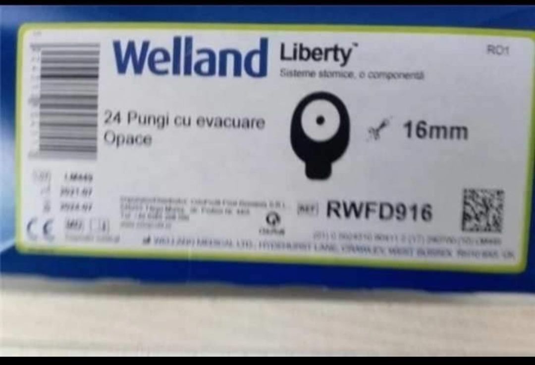 Pungi colostomie Welland