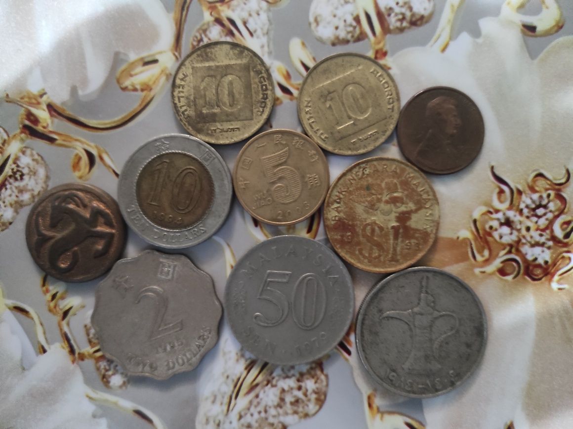 Монеты разные старые
