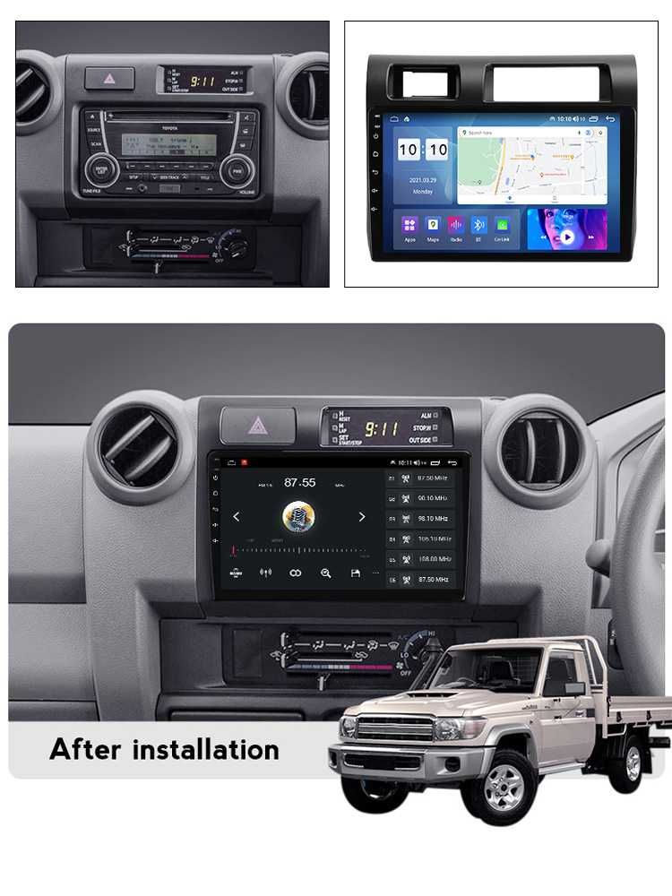 Navigatie Toyota Land Cruiser LC 2007-2020, Android 13,9 INCH,2GB RAM