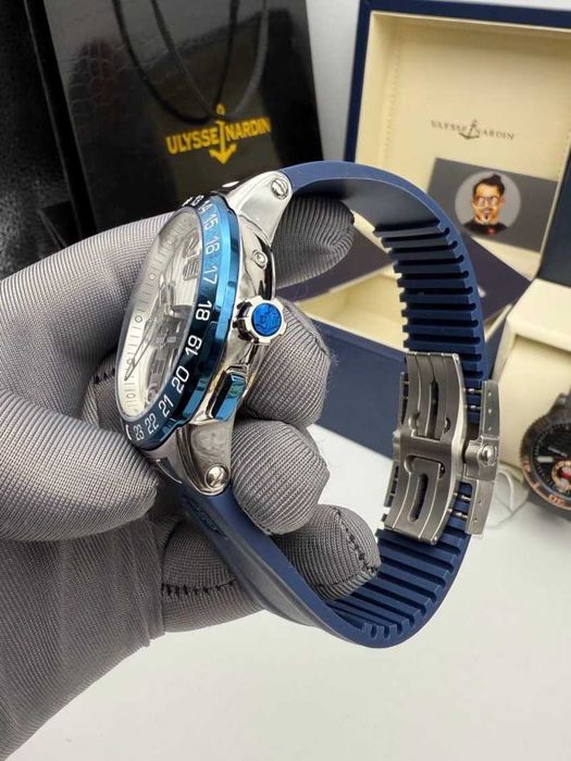 ulysse nardin el toro blue silver