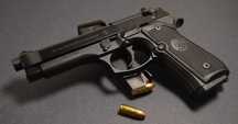 Pistol Airsoft BERETTA M9=>CO2 Modificat 4,7j Reali! FARA PERMIS!
