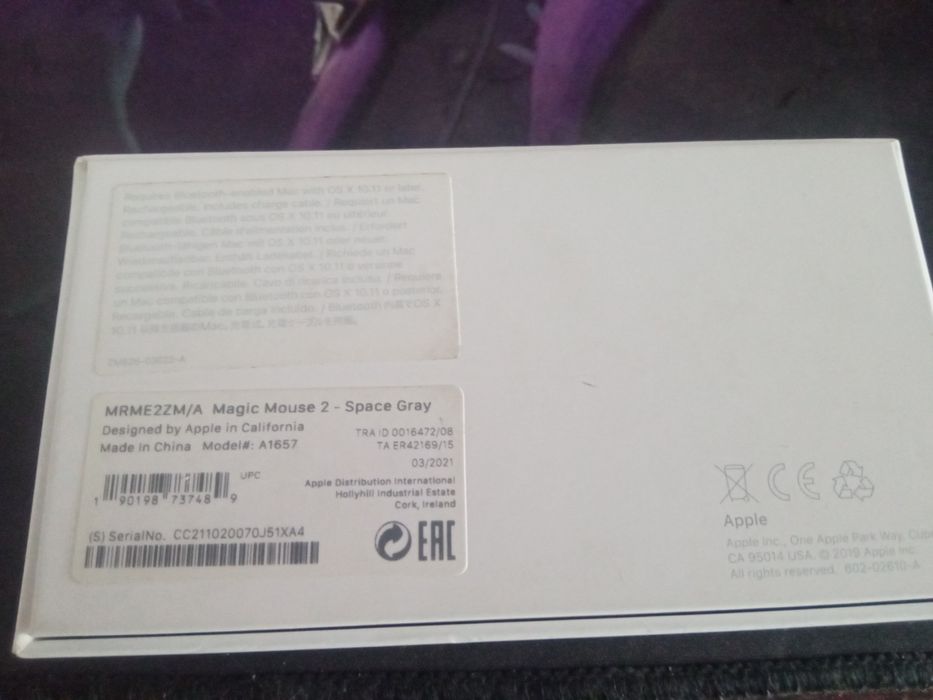 Продаётся Apple Magic Mouse 2