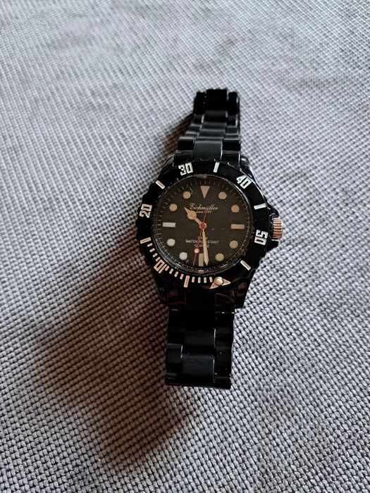 Ceas dive watch alb si negru, potrivit si pentru copii, Eich Muller