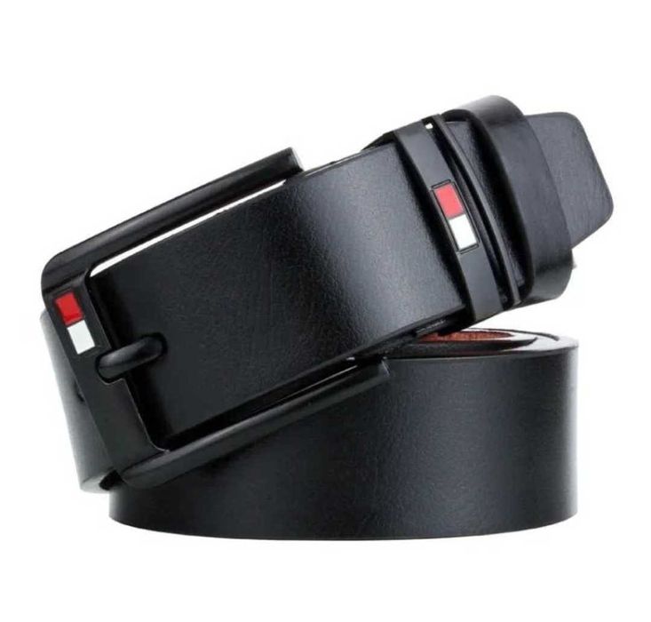 Curea Bărbați Curea Tommy Hilfiger Piele Ecologica, neagra 120cm
