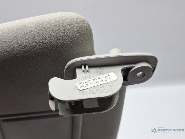 Parasolar stanga AUDI A3 II Sportback (8PA) [ 2004 - 2015 ] TDI 16V (BKD, CBAB, CFFB, CLJA) 103KW|140HP OEM 8P0857551
