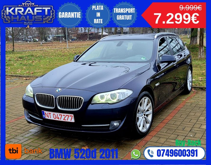 Bmw f11 520d 2011 import Belgia in rate prin tbi