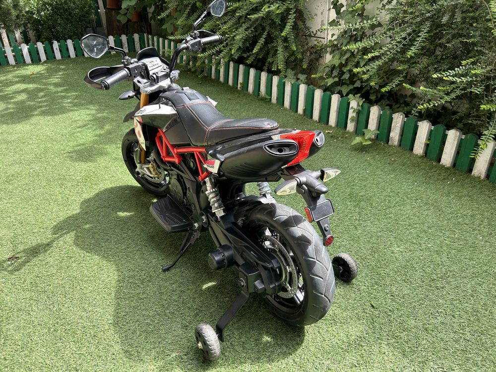 Motocicleta electrica copii Aprilia Dorsoduro 12v