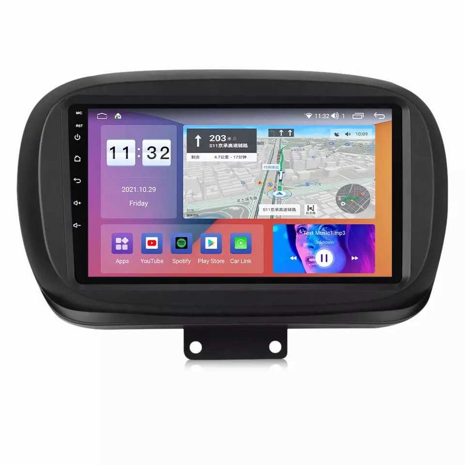 Navigatie Android 13 FIAT 500X  1/8 Gb Waze CarPlay + CAMERA