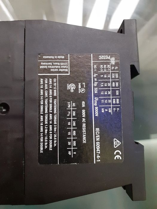 Contactor Eaton DILM 32-10 RDC 60 automatizare fotovoltaice