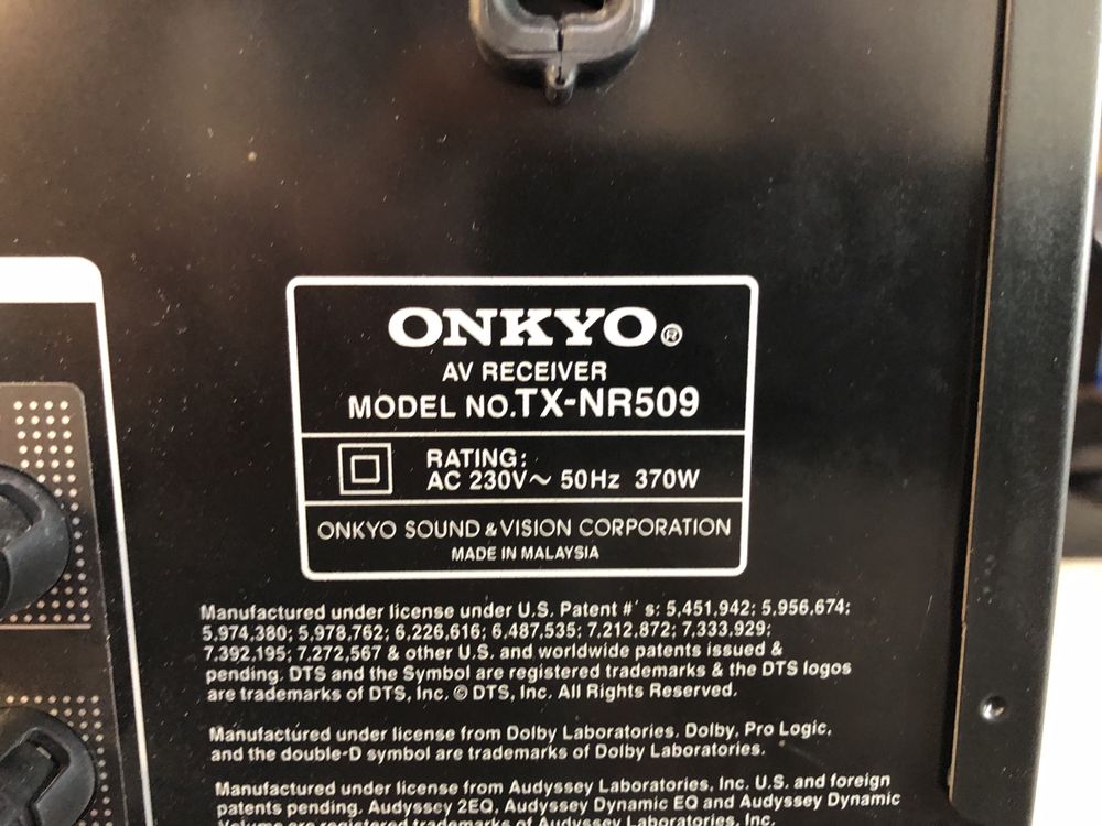 Onkyo TX-NR509 resiver