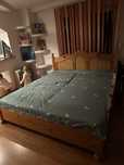 Pat lemn masiv 180x200 Saltele neincluse