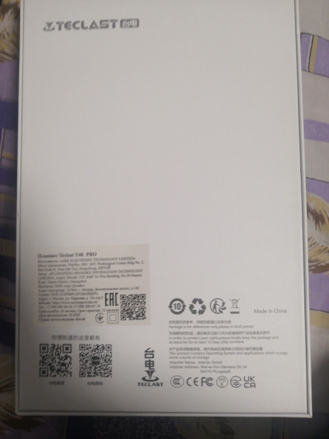 Планшет Teclast T40 Pro