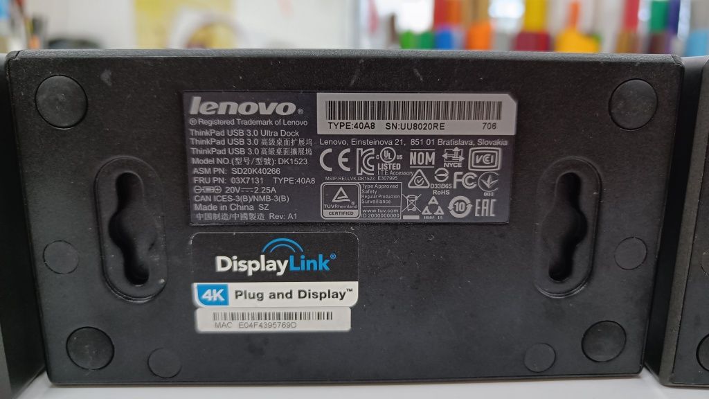 Lenovo ThinkPad dock station