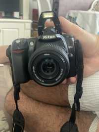 Nikon DSLR D50 cu obiectiv Nikon 55-200mm
