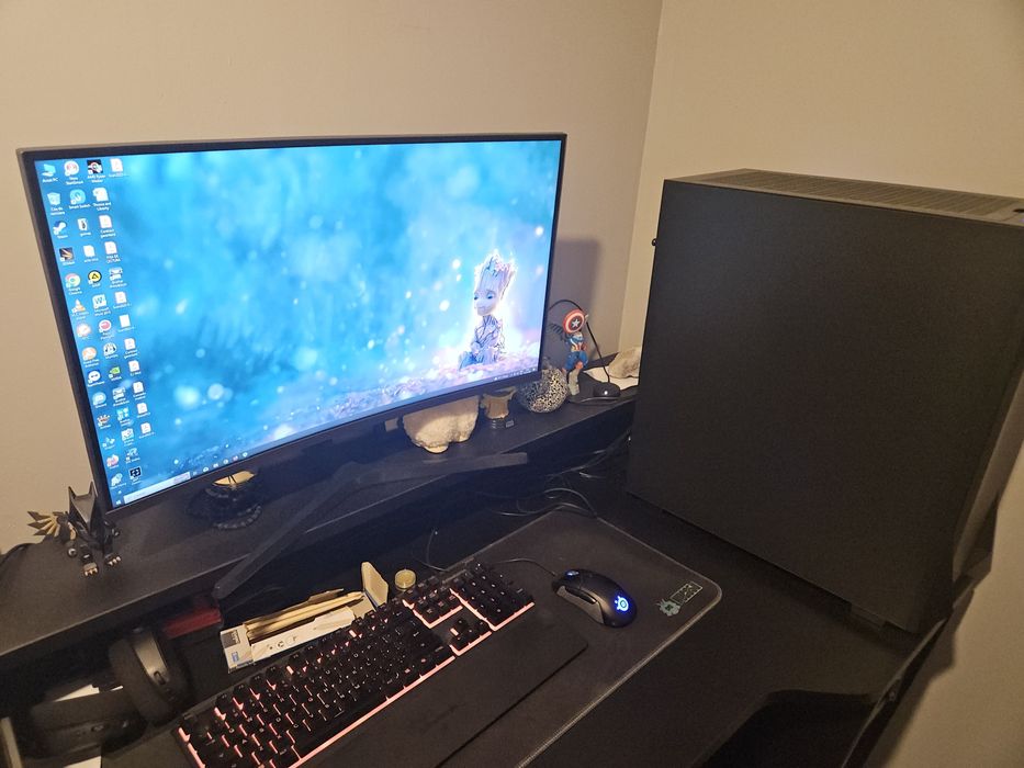 Monitor LED VA  Samsung Odyssey 27", Curbat, WQHD