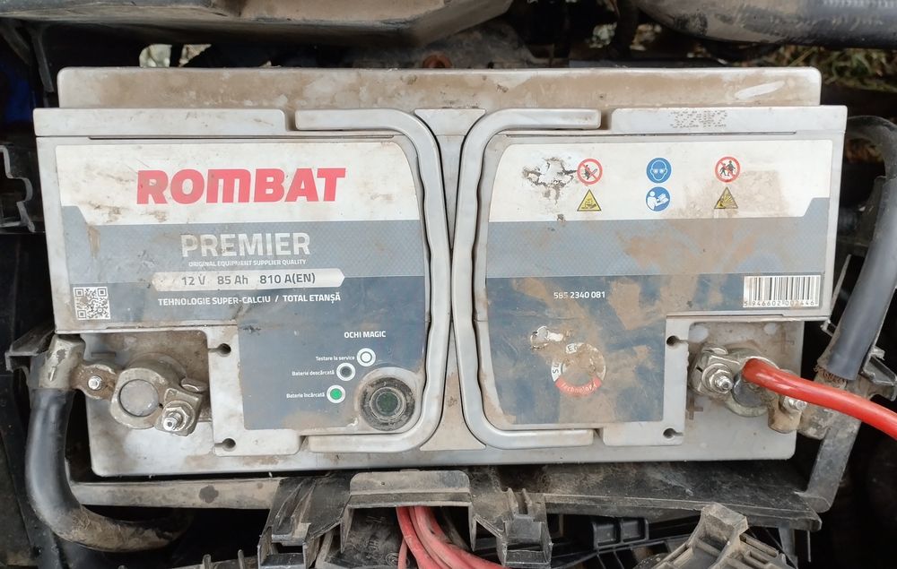 Baterie acumulator auto rombat 85 ah stare ca noua