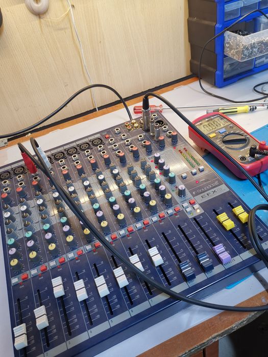 Ремонт усилителей,, колонок, микшерных пультов.