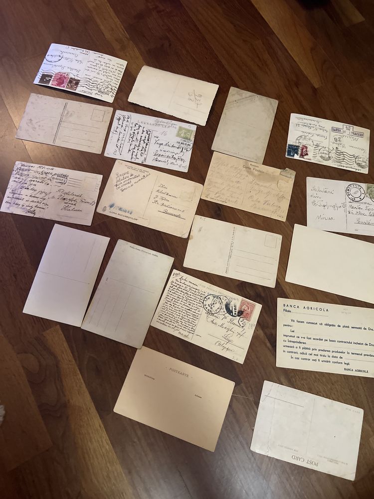 Lot carti postale vechi, inclusiv regaliste