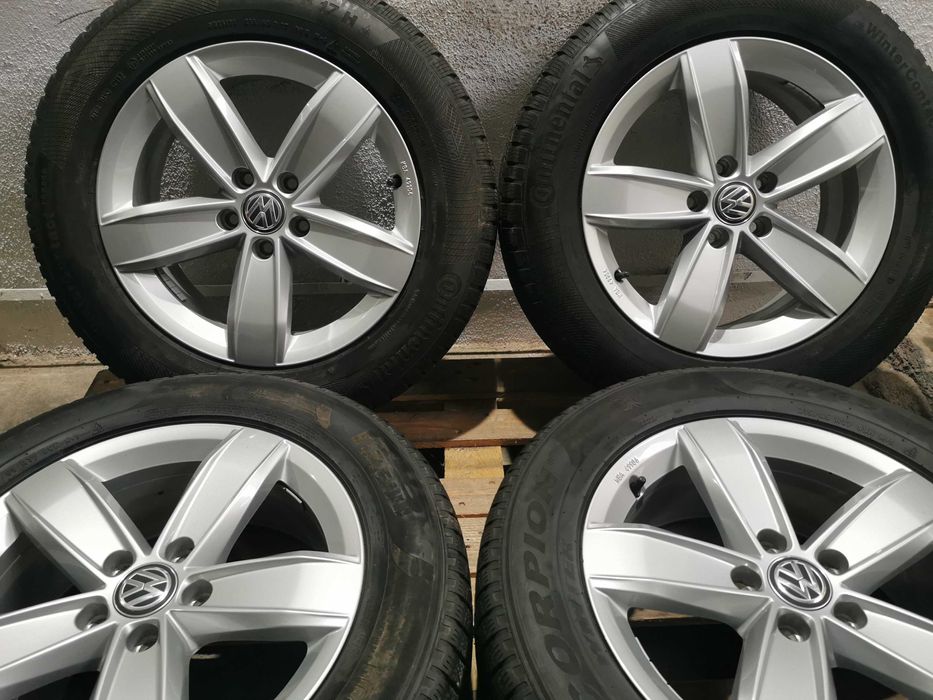 Jante Originale Vw Tiguan .R 17 cu anvelope de iarna