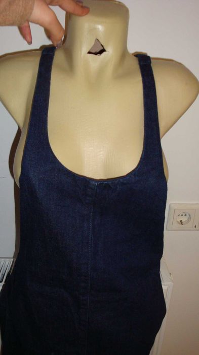 Sarafan, rochie de blugi/denim, Zara, S