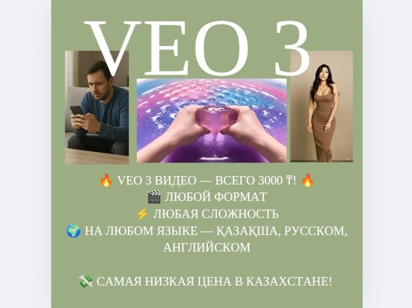 Создаю ИИ-видео под ключ — арзан, быстро и профессионально