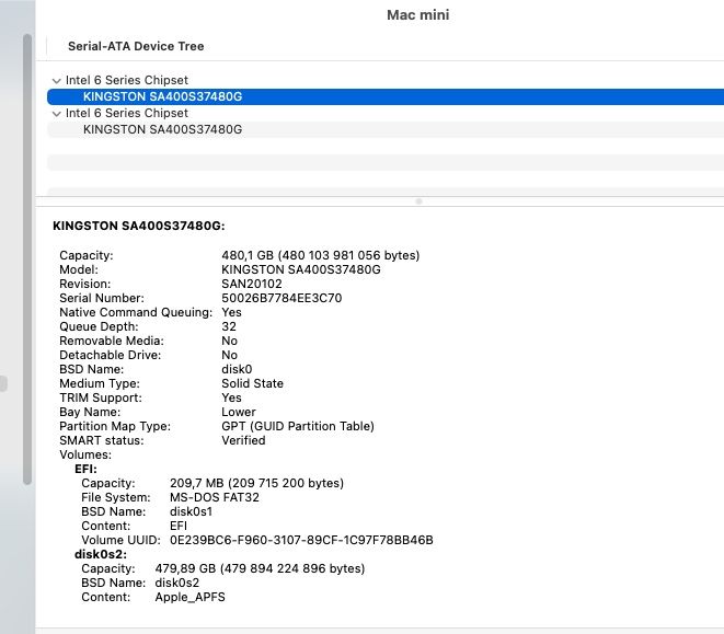 Apple Mac mini Server – 480 GB SSD, 2 GHz Quad-Core i7 · 16 GB RAM