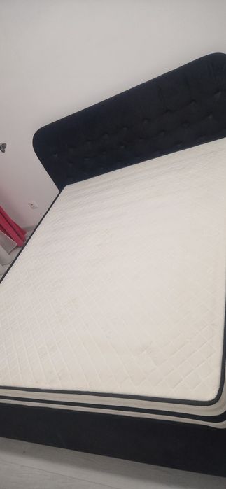 Pat cu saltea 160x200