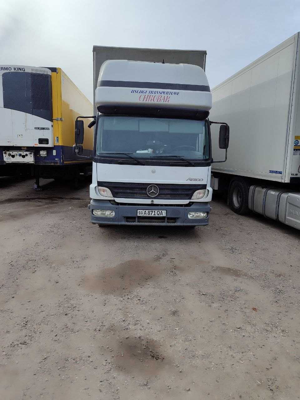 Паровоз MERCEDES BENZ ATEGO 822L с прицепом TRAMP NRAIL срочно