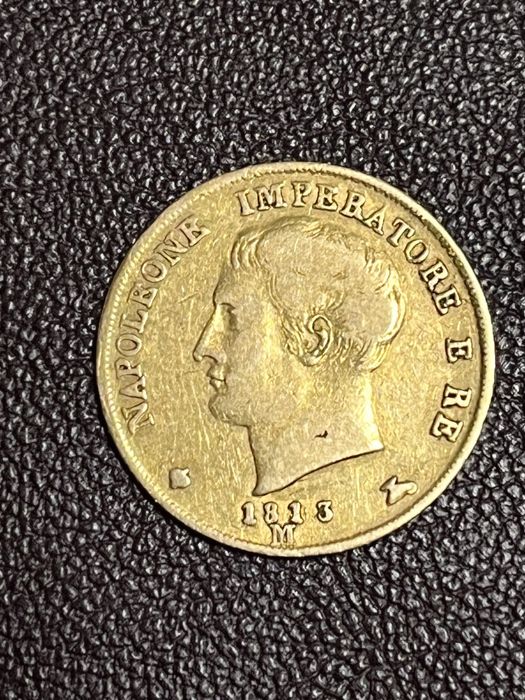 Златна монета 20 лири Наполеон