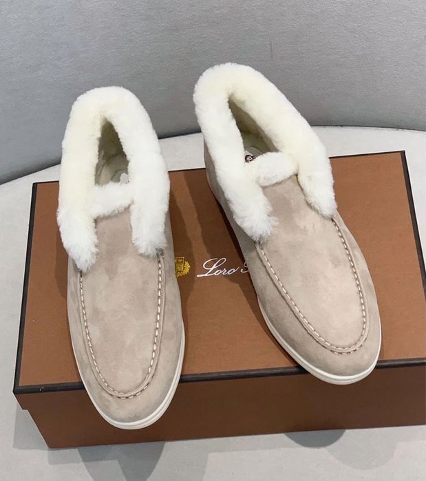 Loro Piana мокасини с пух