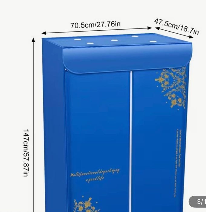 Uscător de Rufe Portabil - Tip Dulap - NOU