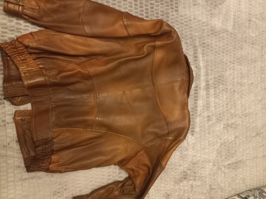 Greacă de piele maro 54