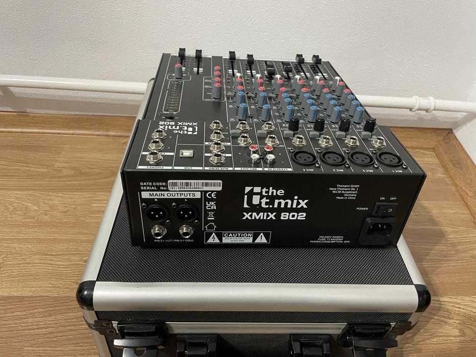 Mixer The T.Mix 802 USB Cu Case Thomann