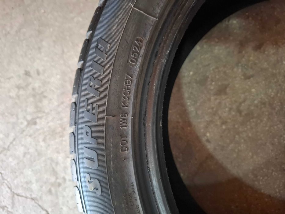 2 Всесезонни гуми Супериа 245/45/18 ДОТ24 7мм (безплатно поставяне)