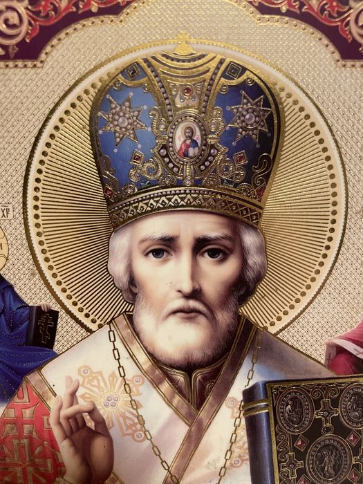 icoana veche sfantul nicolaie icoana veche icoana veche deosebita