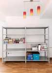 Vand rafturi metalice depozitare cu polite rezistente 120 x 53 cm