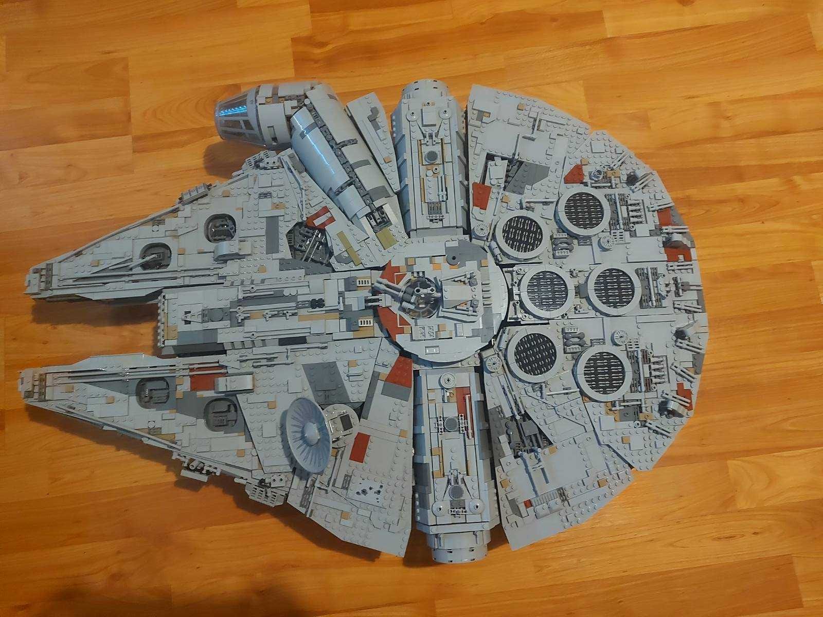 Хилядолетният сокол Lego Millenium Falcon 75192, сглобен