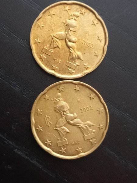 Monede 20 centi, rare ,2000,2002